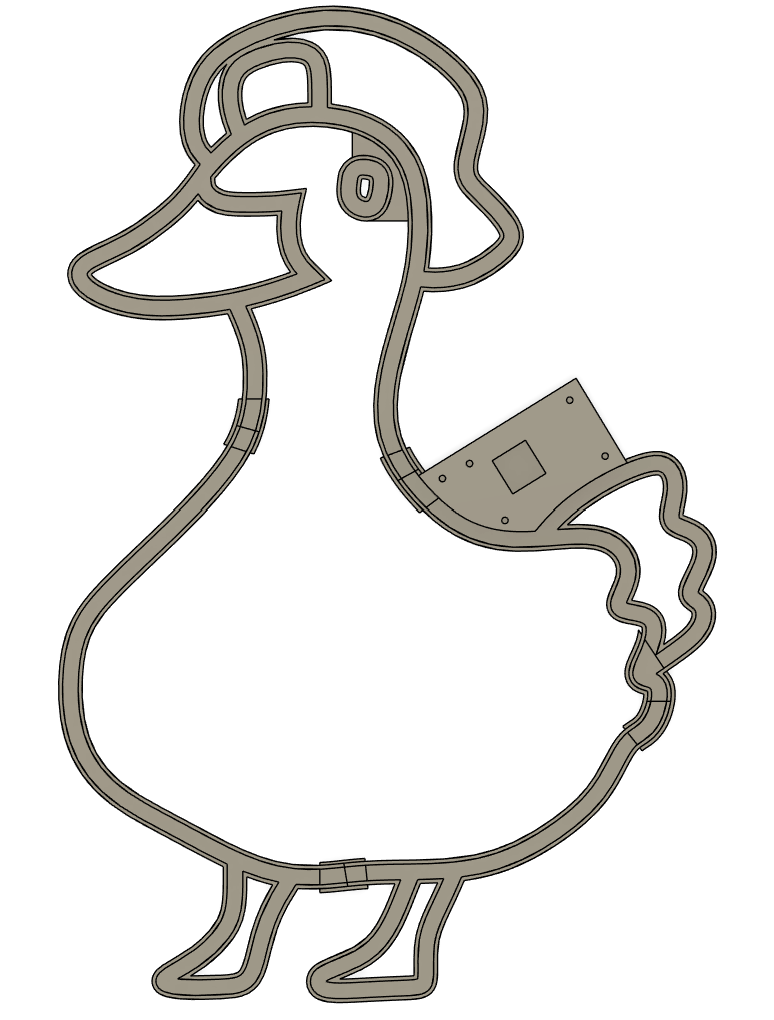 CAD Design of LED Duck